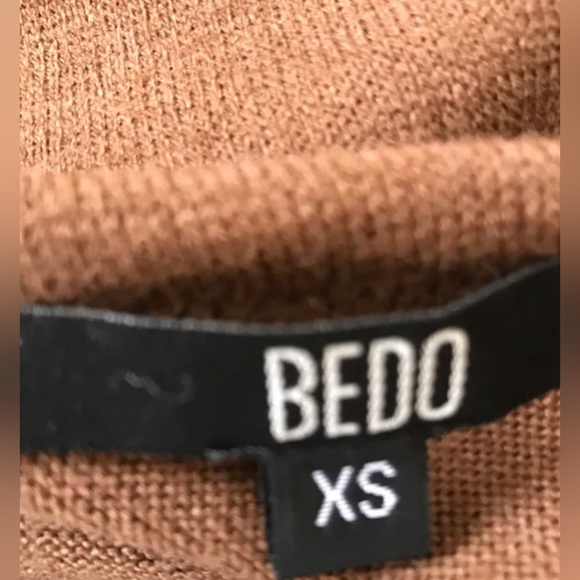 BEDO Acrylic Dress in Cognac• Size: XSmall - Picture 3 of 4